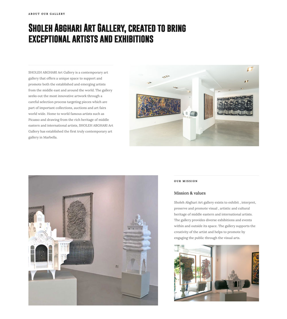 Marbella art gallery Sholeh Abghari art gallery Marbella art gallery Sholeh Abghari art gallery