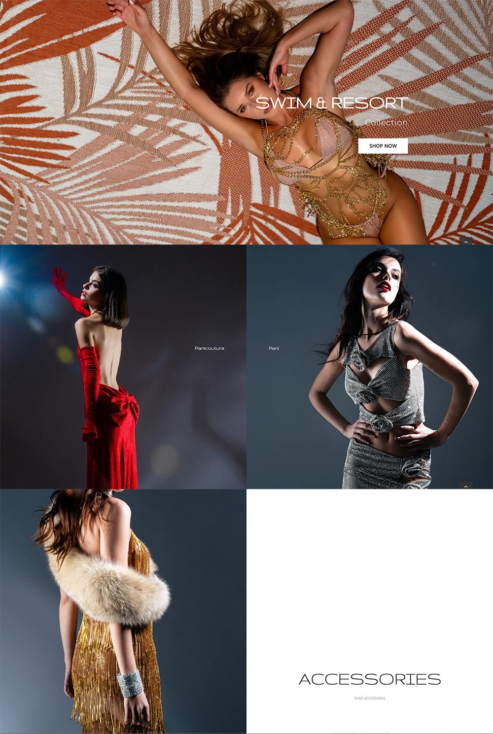 PANICOUTURE evening gowns and swim resort wear marbella fashion designer PANICOUTURE evening gowns and swim resort wear marbella fashion designer
