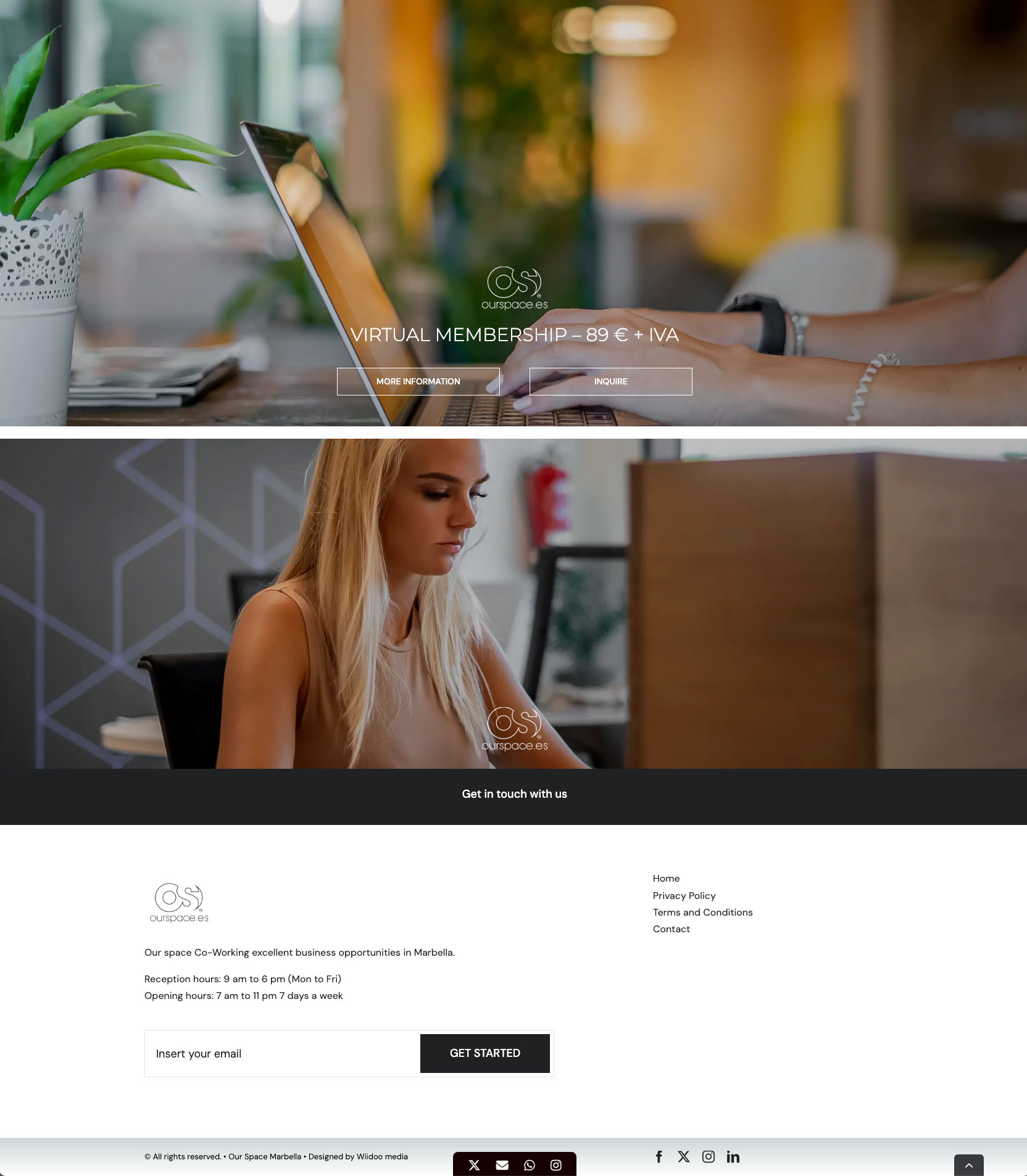 our space co working marbella wordpress website design our space co working marbella wordpress website design