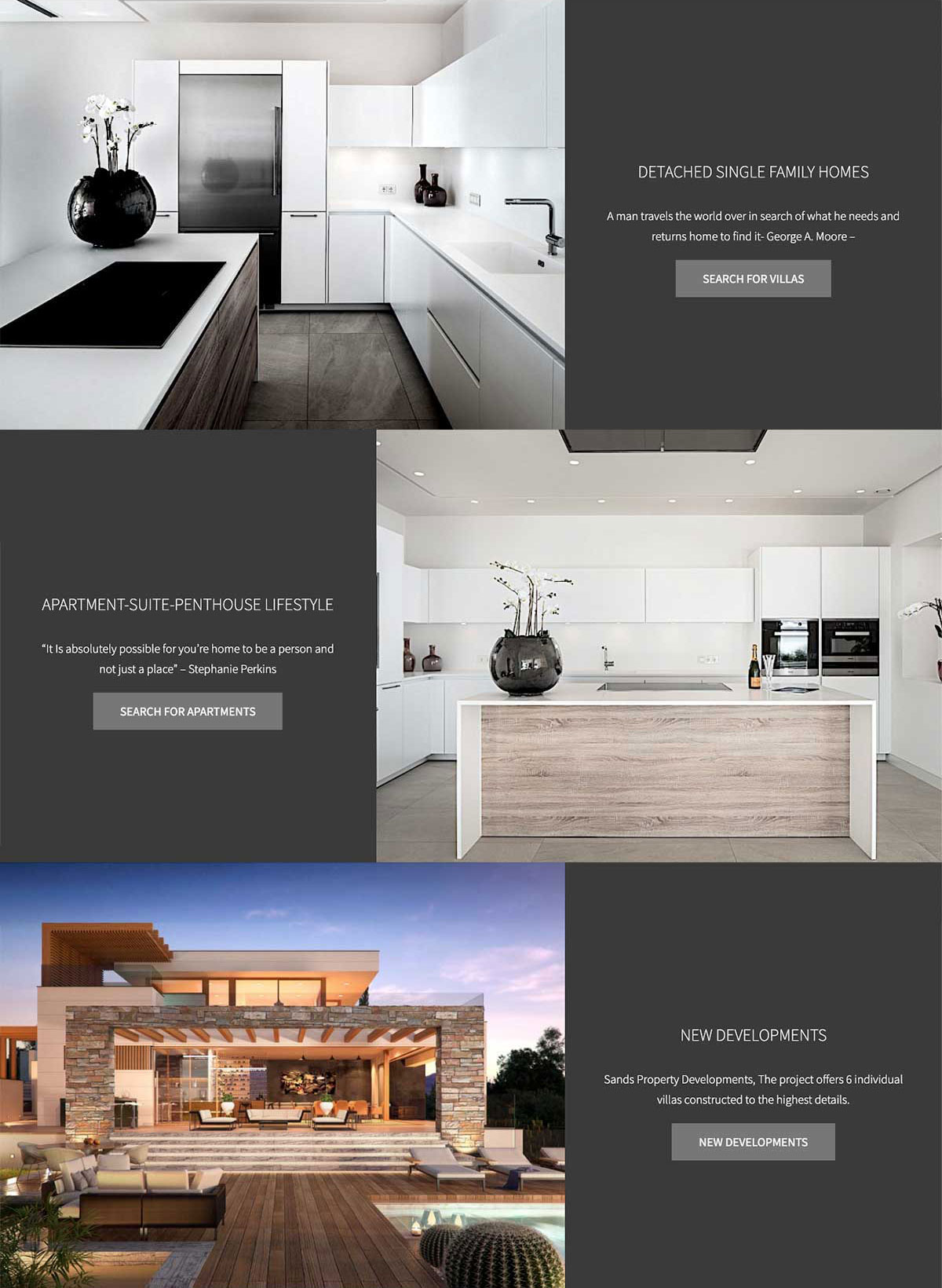 wordpress real estate website designs costa del sol