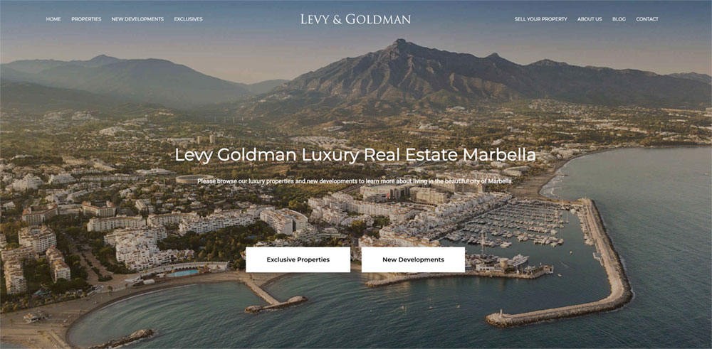 levy goldman real estate website wordpress web design marbella levy goldman real estate website wordpress web design marbella